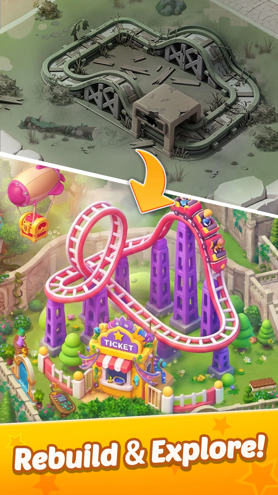 Fairground Days: Merge Game screenshot