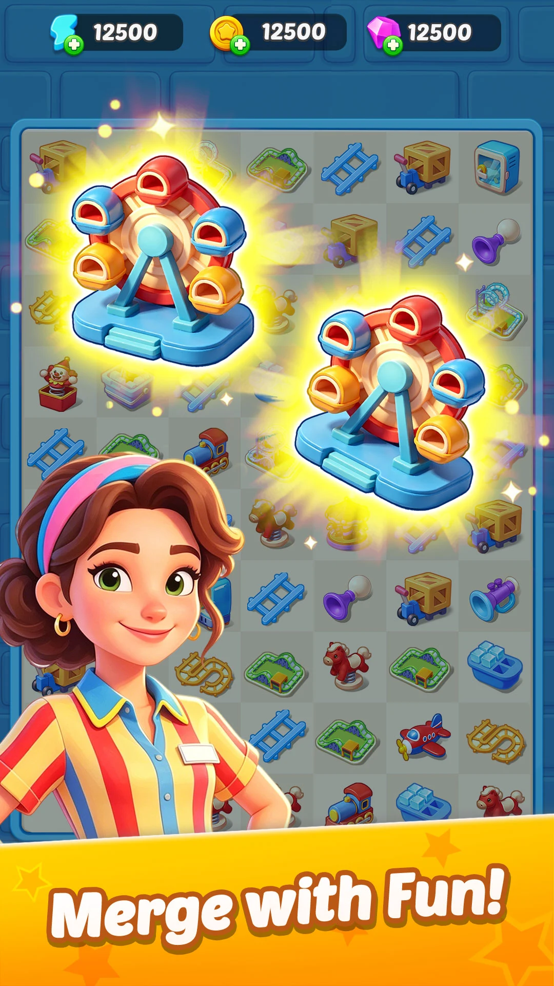 Fairground Days: Merge Game screenshot